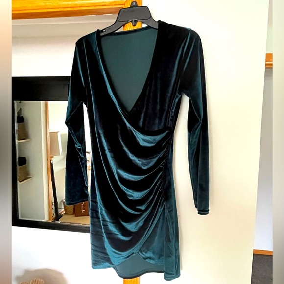 Velvet Cocktail Dress - Picture 1 of 2